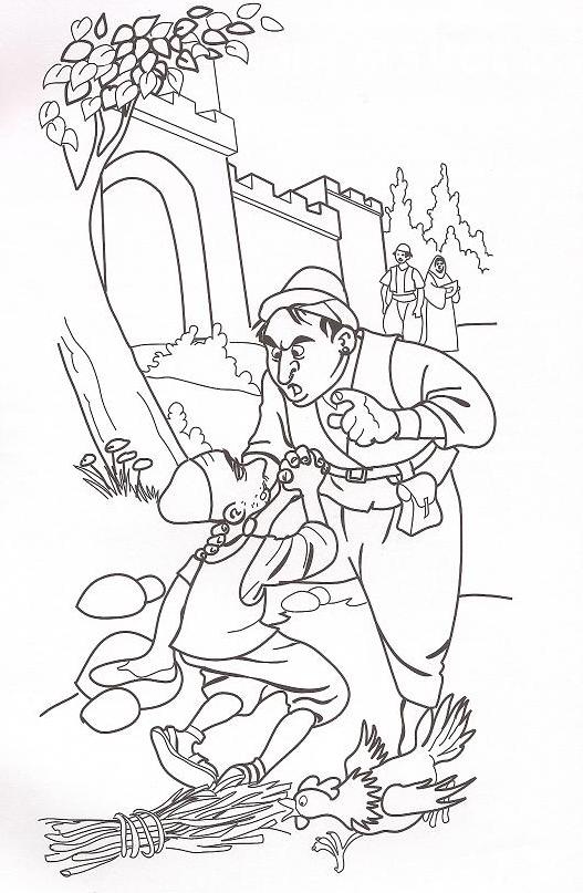 parable of the unforgiving servant coloring pages - photo #7